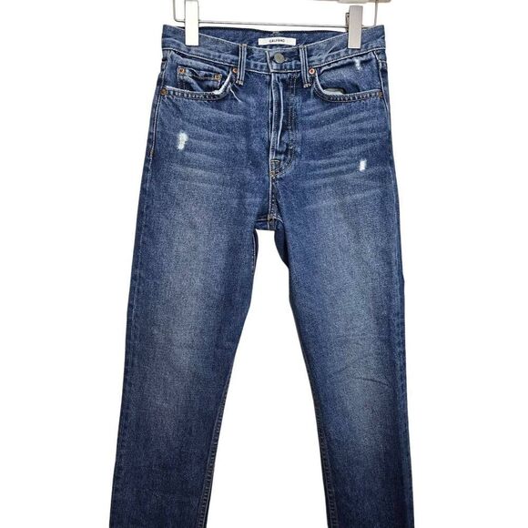 Grlfrnd Karolina Close to You Blue Jeans Sz 24 - Picture 3 of 10